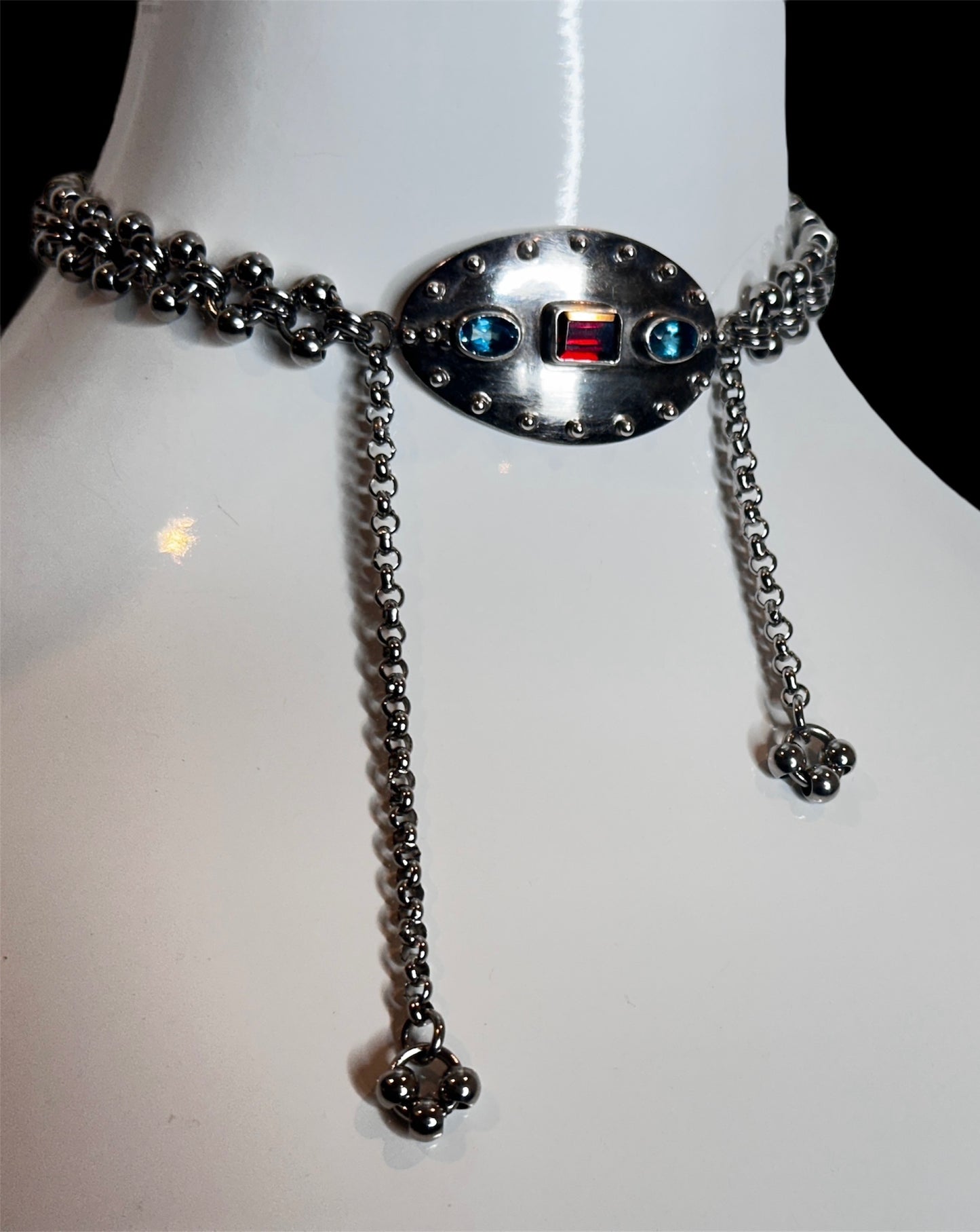 Topaz & Garnet Choker